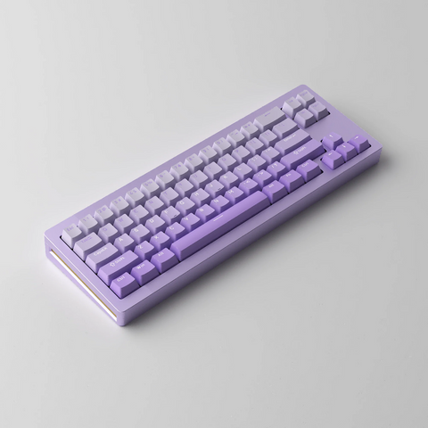 Monsgeek M7W Purple - Akko V3 Cream Blue Pro