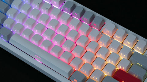 Keychron Q6 Max Shell White Side-printed