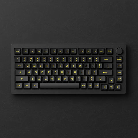 Monsgeek M1W Black Gold - AKKO Fairy Silent