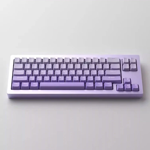 Monsgeek M7W Purple - Akko V3 Cream Blue Pro