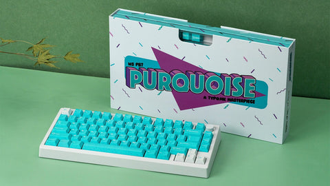 WS Purquoise Keycaps