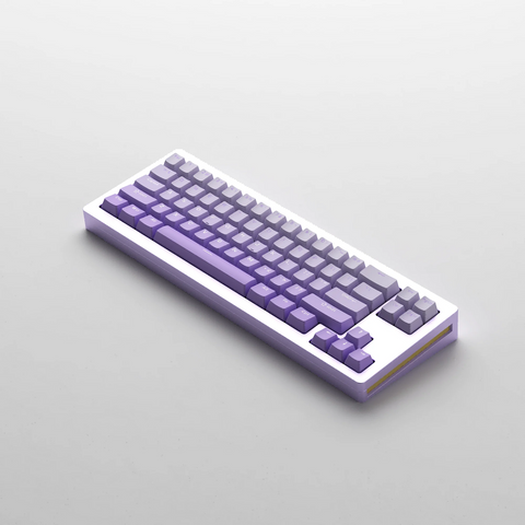 Monsgeek M7W Purple - Akko V3 Cream Blue Pro