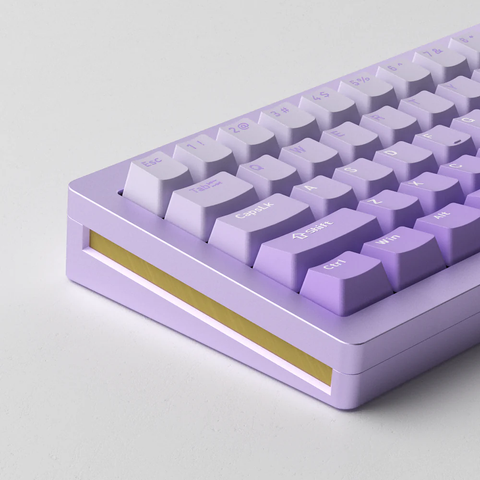 Monsgeek M7W Purple - Akko V3 Cream Blue Pro