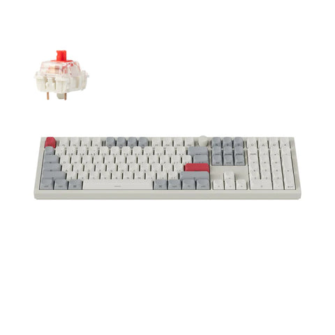 Keychron Q6 Max Shell White Side-printed