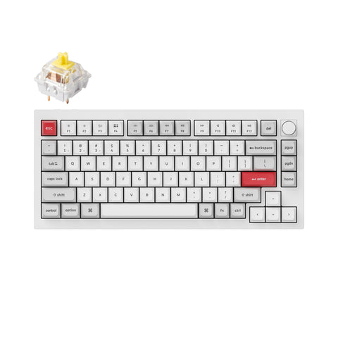 Keychron Q1 Pro Shell White