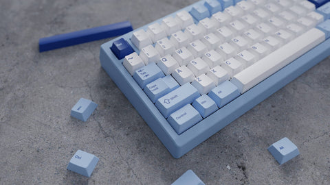 WS Blue Oasis Keycaps