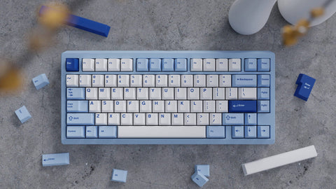 WS Blue Oasis Keycaps